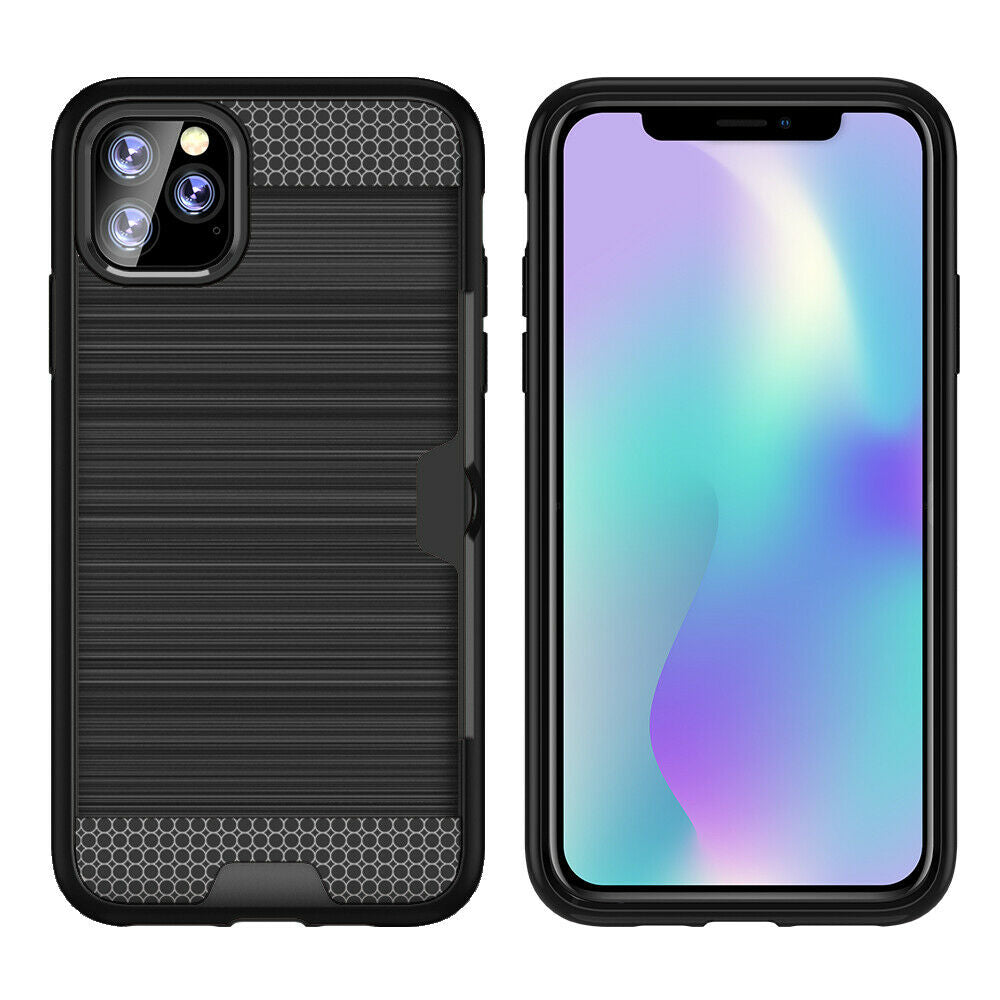 Shockproof Wallet Credit Card Pocket Holder Case For iPhone - carolay.co