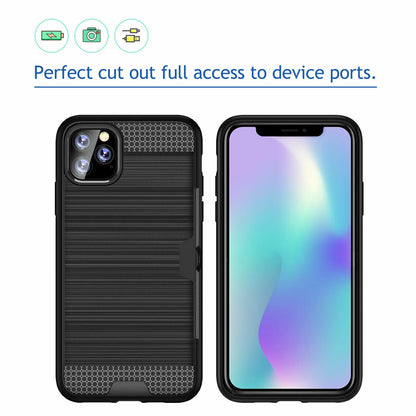 Shockproof Wallet Credit Card Pocket Holder Case For iPhone - carolay.co