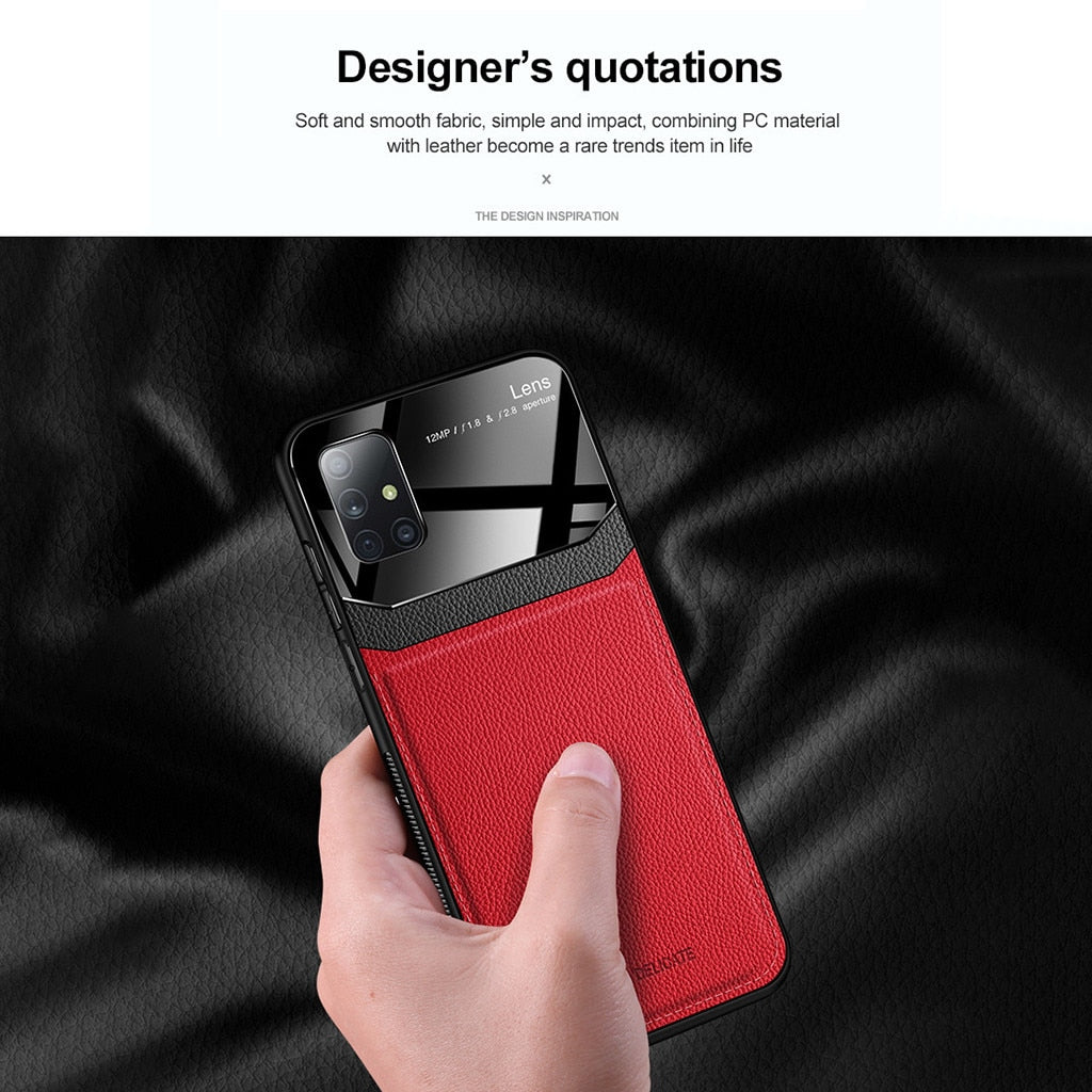 Silicone Mirror Protect Camera Hybrid Case Cover For Samsung - carolay.co