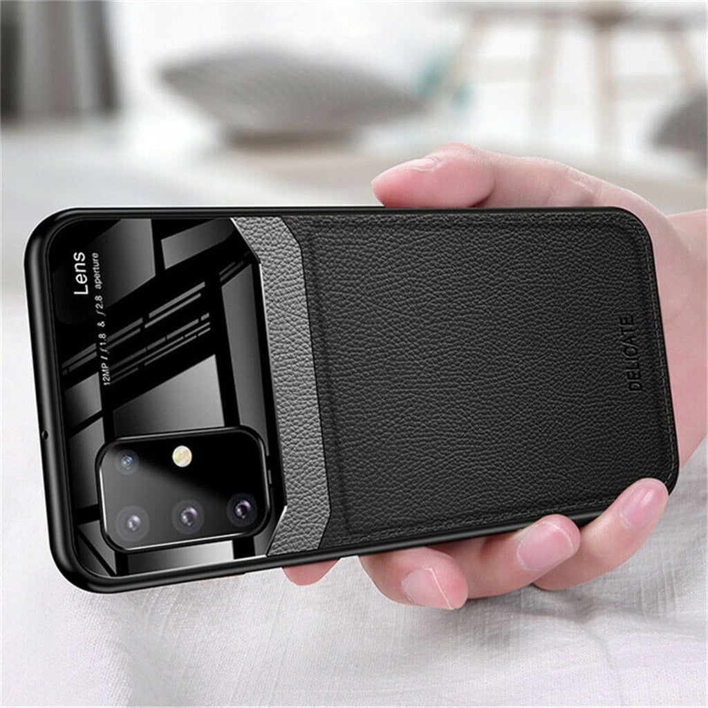 Silicone Mirror Protect Camera Hybrid Case Cover For Samsung - carolay.co