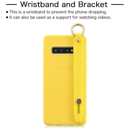 Silicone Soft Stand Cover+Wrist Strap For Samsung Galaxy - carolay.co