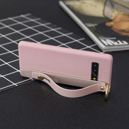 Silicone Soft Stand Cover+Wrist Strap For Samsung Galaxy - carolay.co