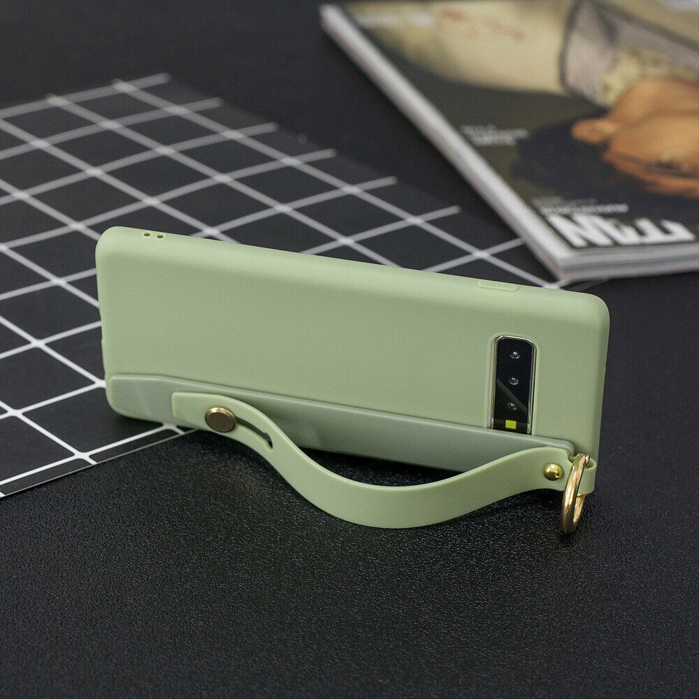 Silicone Soft Stand Cover+Wrist Strap For Samsung Galaxy - carolay.co