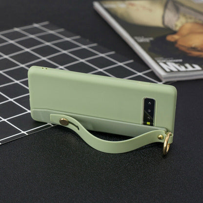 Silicone Soft Stand Cover+Wrist Strap For Samsung Galaxy - carolay.co