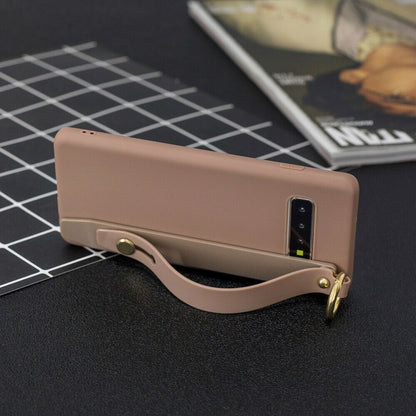 Silicone Soft Stand Cover+Wrist Strap For Samsung Galaxy - carolay.co