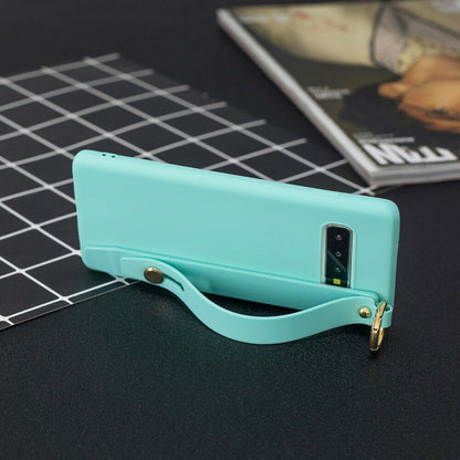 Silicone Soft Stand Cover+Wrist Strap For Samsung Galaxy - carolay.co