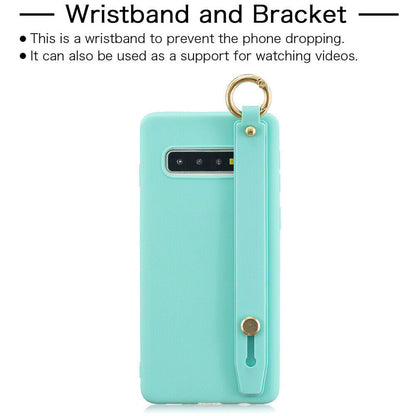 Silicone Soft Stand Cover+Wrist Strap For Samsung Galaxy - carolay.co