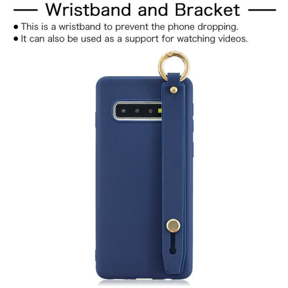 Silicone Soft Stand Cover+Wrist Strap For Samsung Galaxy - carolay.co