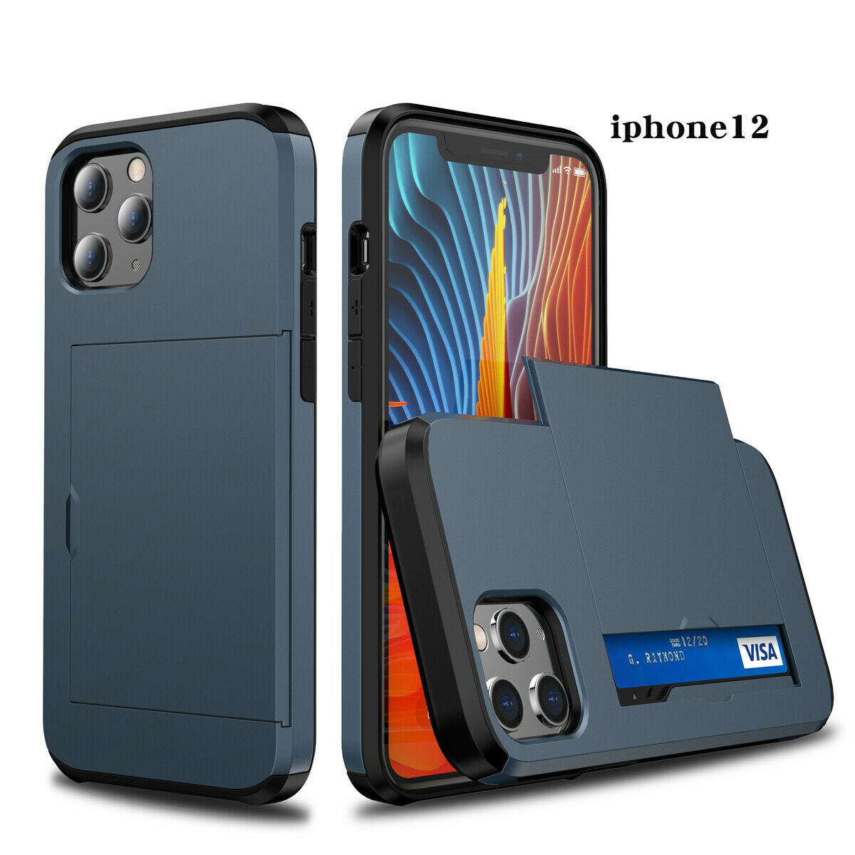 Slide Wallet Case Card Holder for iPhone - carolay.co