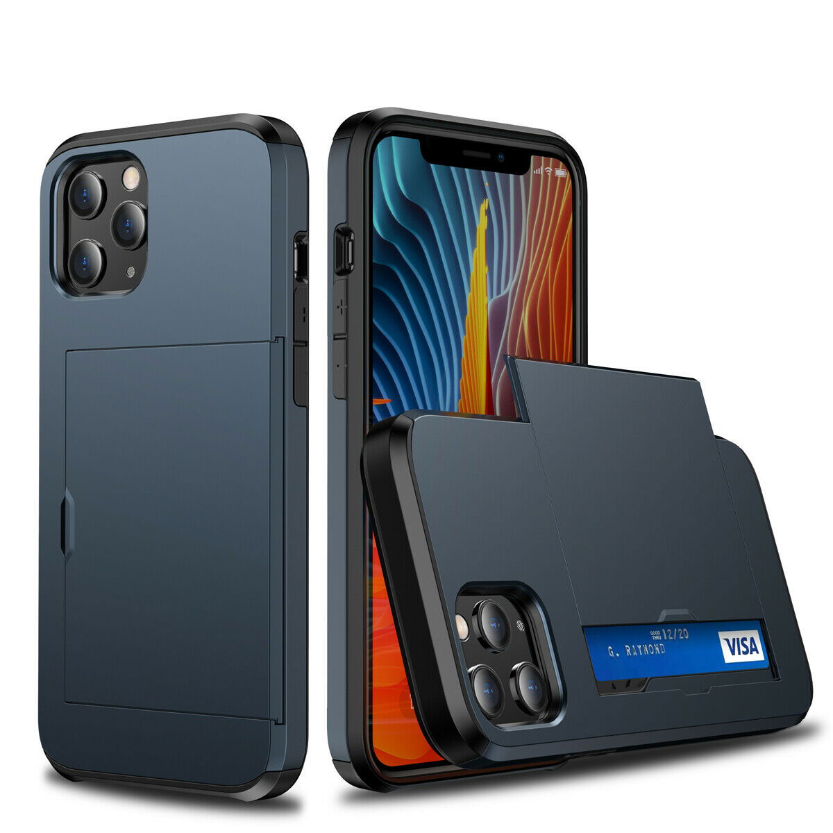 Slide Wallet Case Card Holder for iPhone - carolay.co