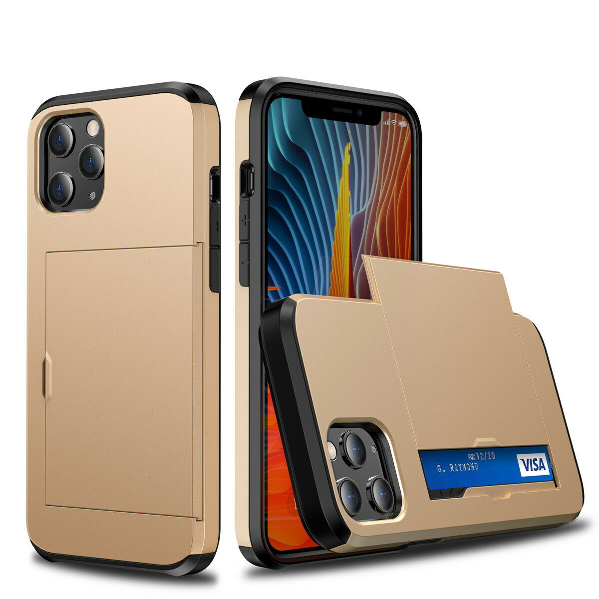 Slide Wallet Case Card Holder for iPhone - carolay.co