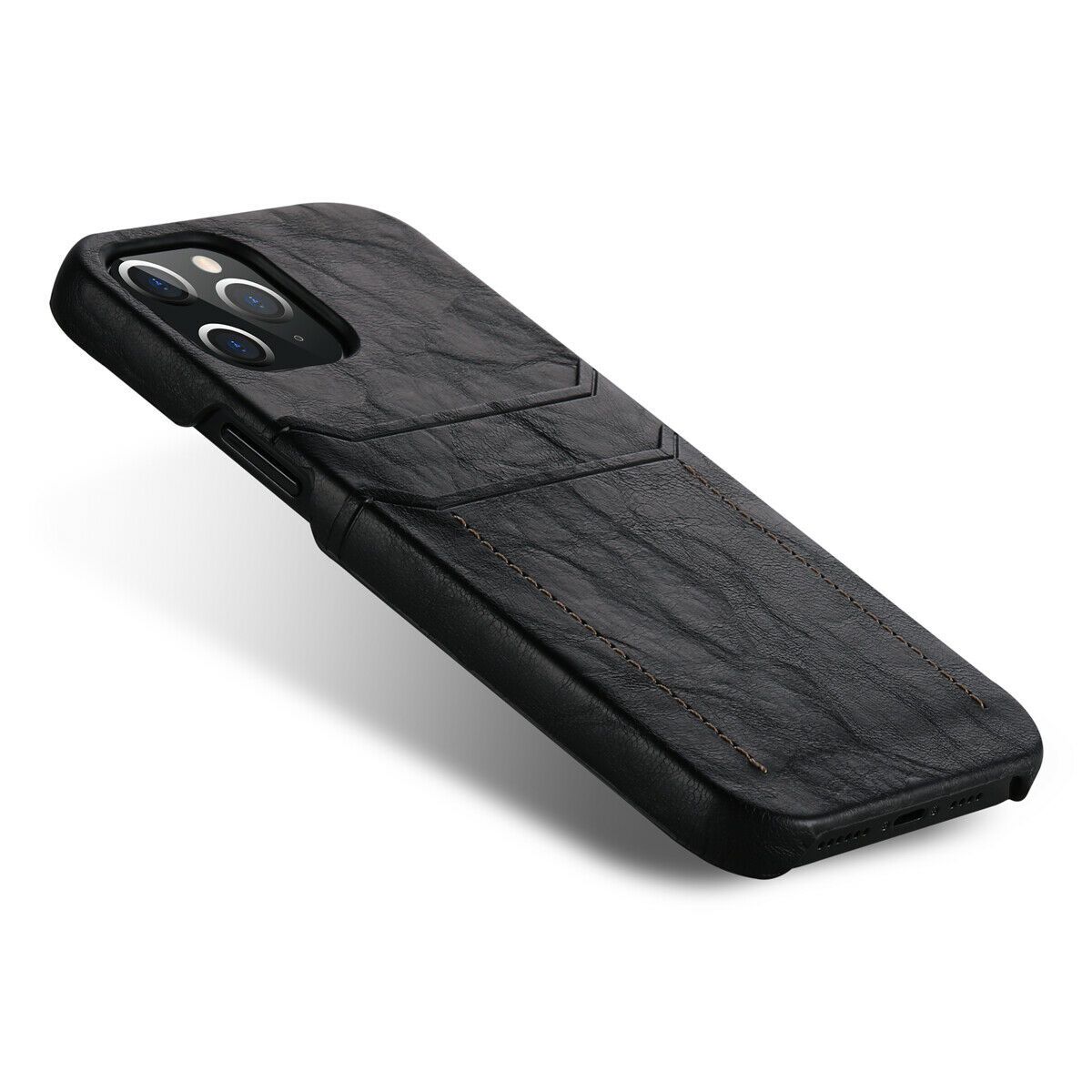 Slim Back Leather Card Case For iPhone - carolay.co