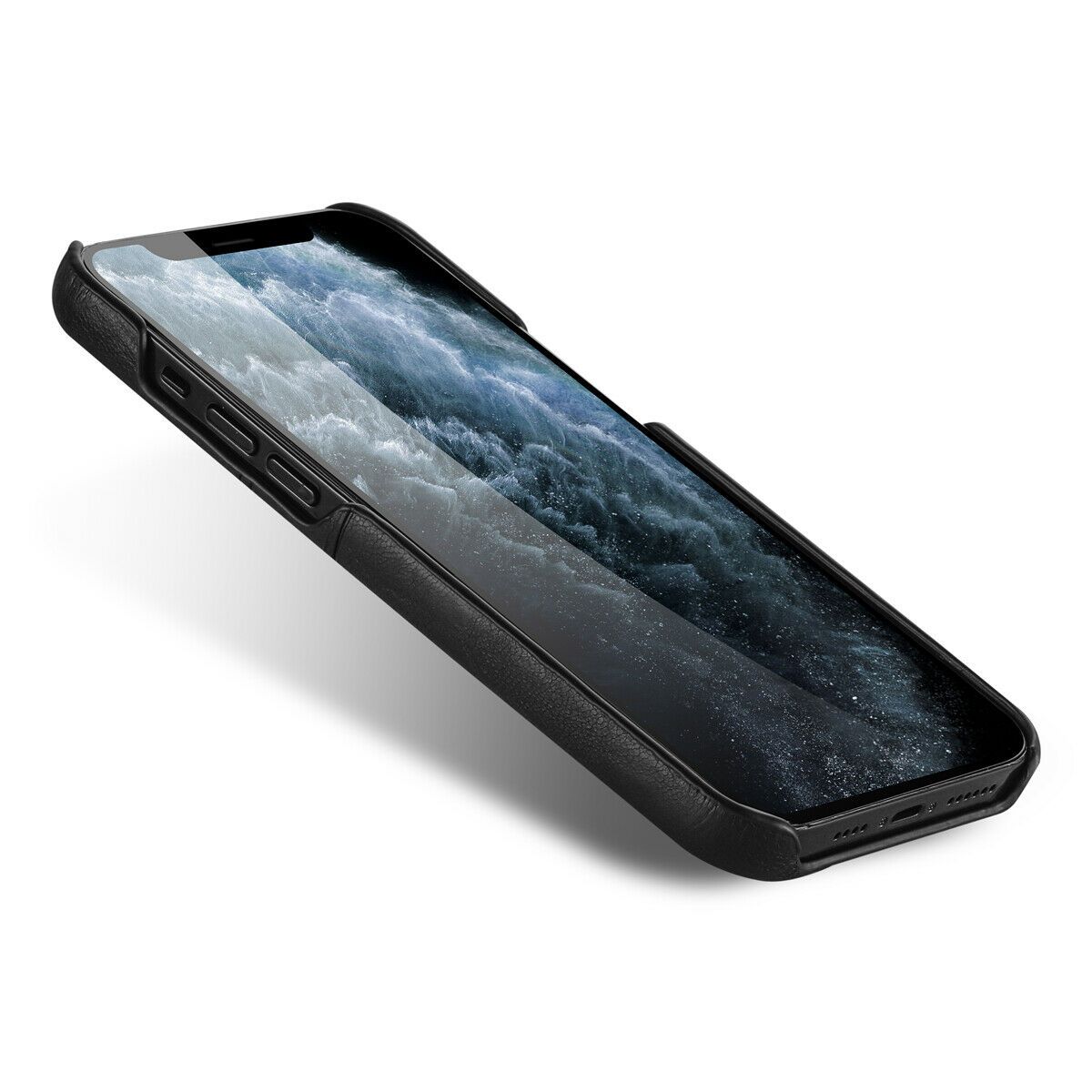 Slim Back Leather Card Case For iPhone - carolay.co