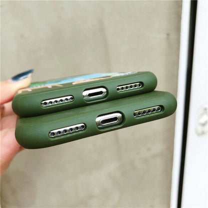 Slim Cute Rubber Soft Silicone Cactus Pattern Case For iPhone - carolay.co
