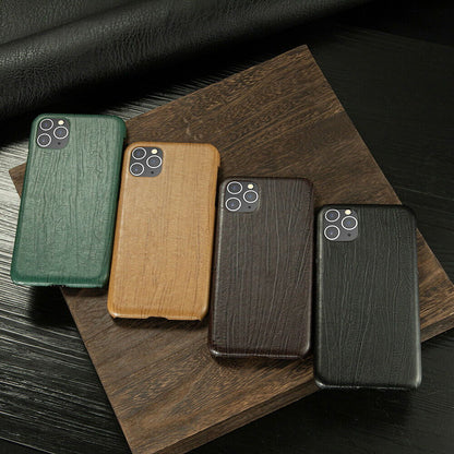 Slim Hybrid Leather Back Case Skin For iPhone - carolay.co