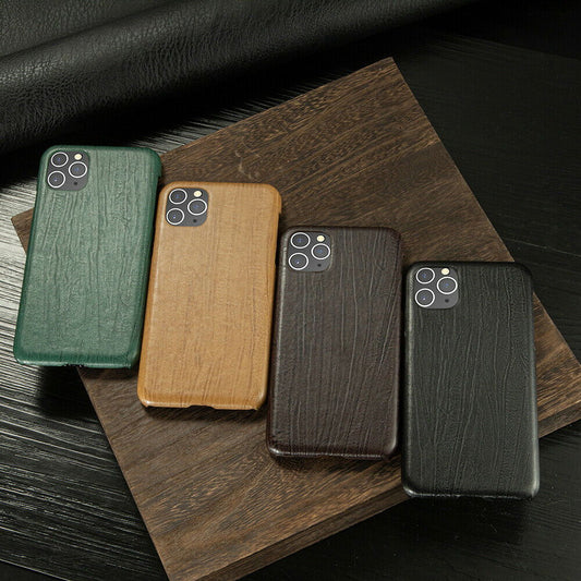 Slim Hybrid Leather Back Case Skin For iPhone - carolay.co