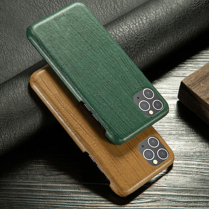 Slim Hybrid Leather Back Case Skin For iPhone - carolay.co