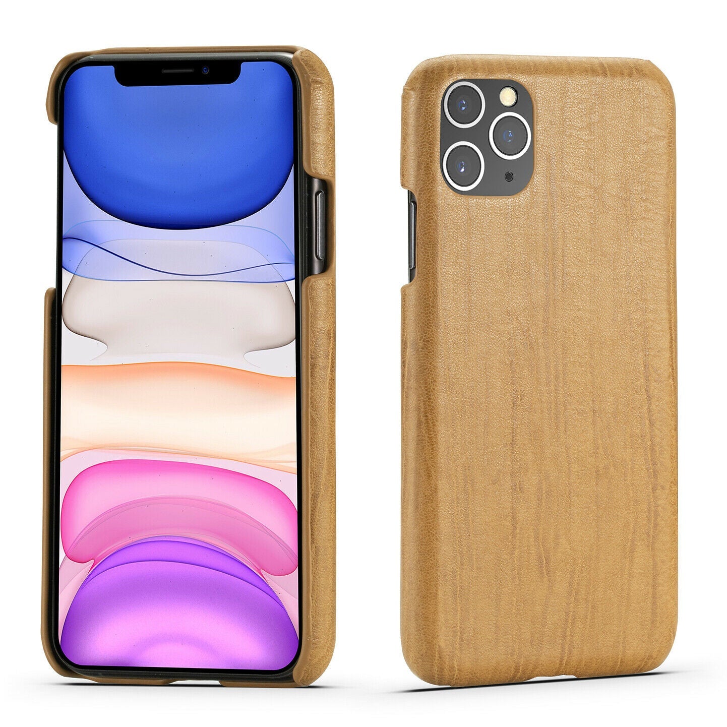 Slim Hybrid Leather Back Case Skin For iPhone - carolay.co