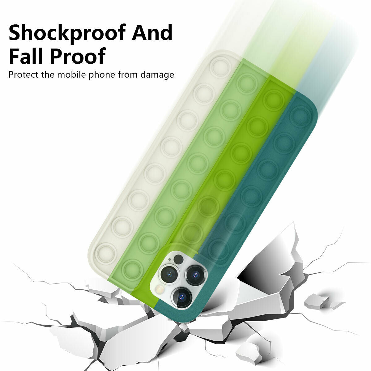 Slim Silicone Shockproof Case For iPhone - carolay.co