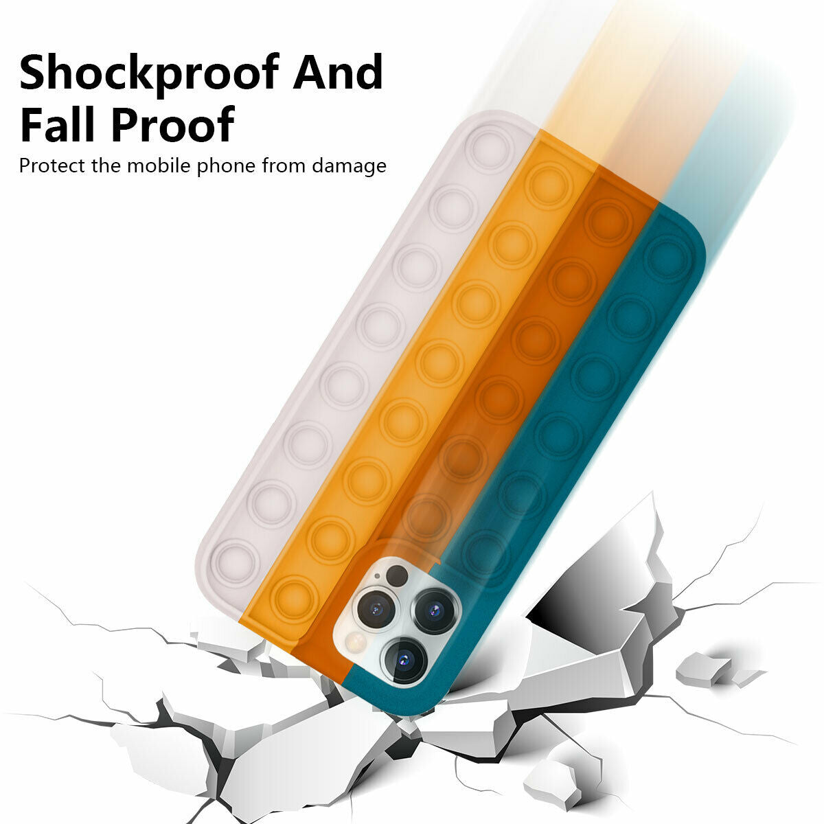 Slim Silicone Shockproof Case For iPhone - carolay.co