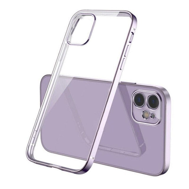 Soft Back Cover Transparent Shockproof For iPhone - carolay.co