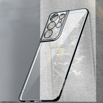 Soft Clear Plating Back Case For Samsung Galaxy series - carolay.co