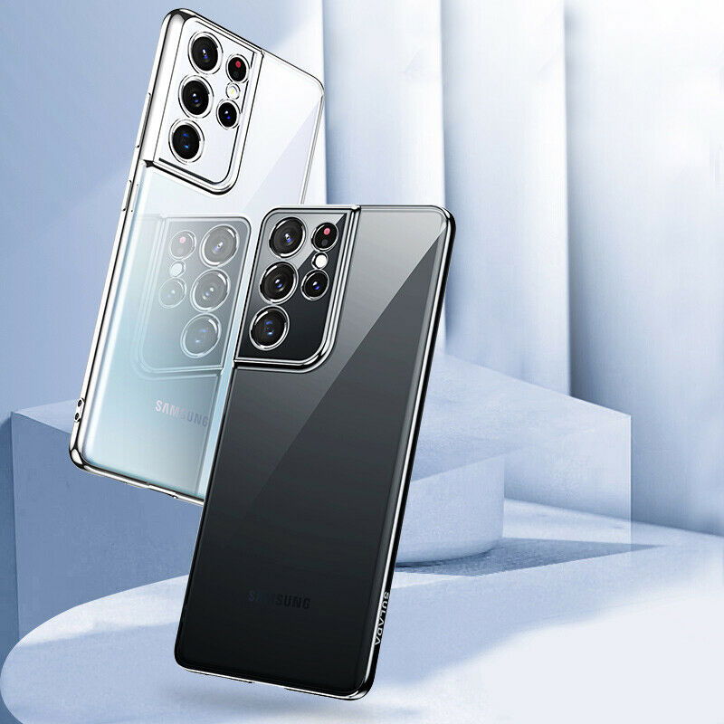 Soft Clear Plating Back Case For Samsung Galaxy series - carolay.co