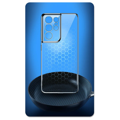 Soft Clear Plating Back Case For Samsung Galaxy series - carolay.co
