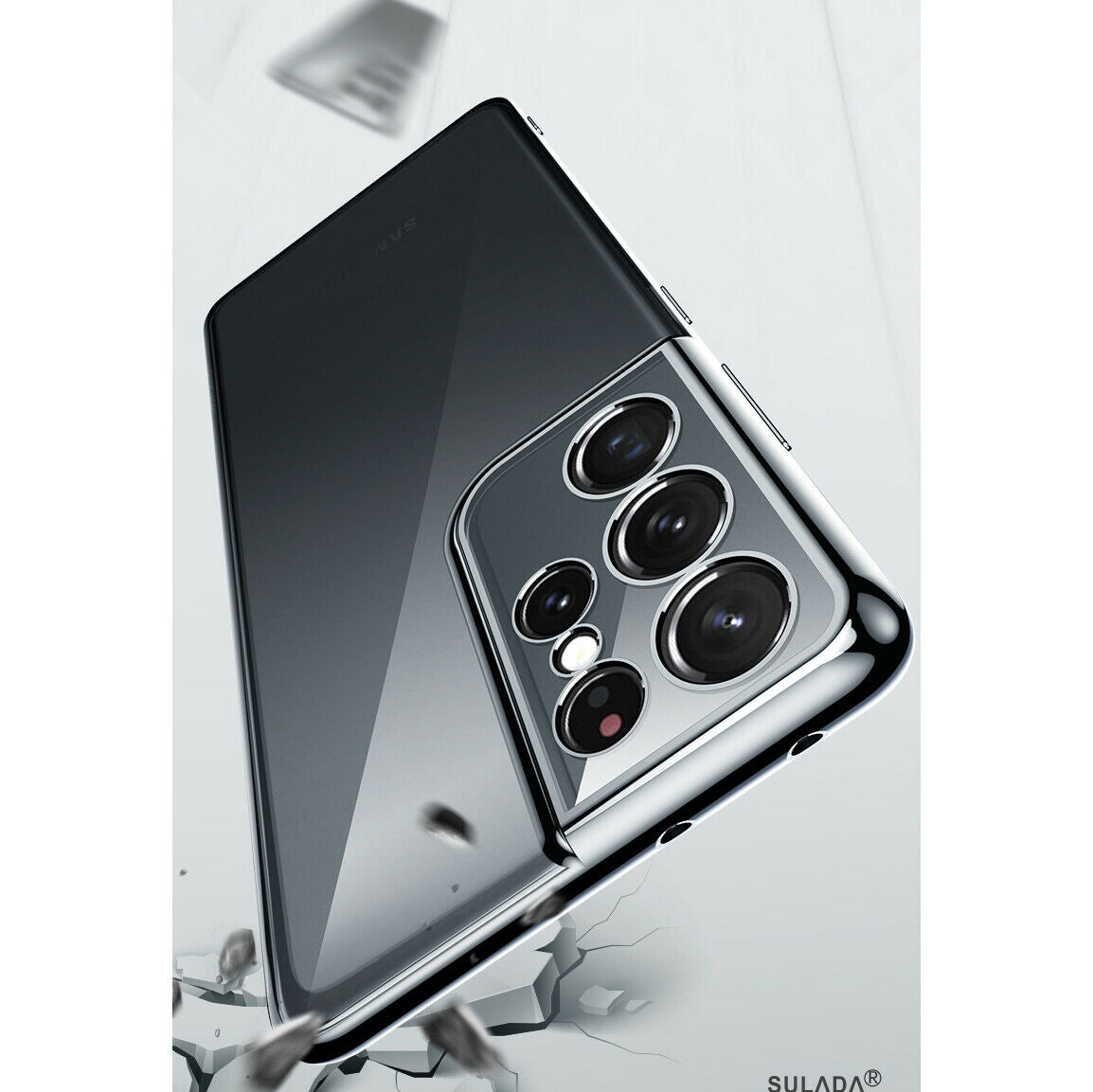 Soft Clear Plating Back Case For Samsung Galaxy series - carolay.co