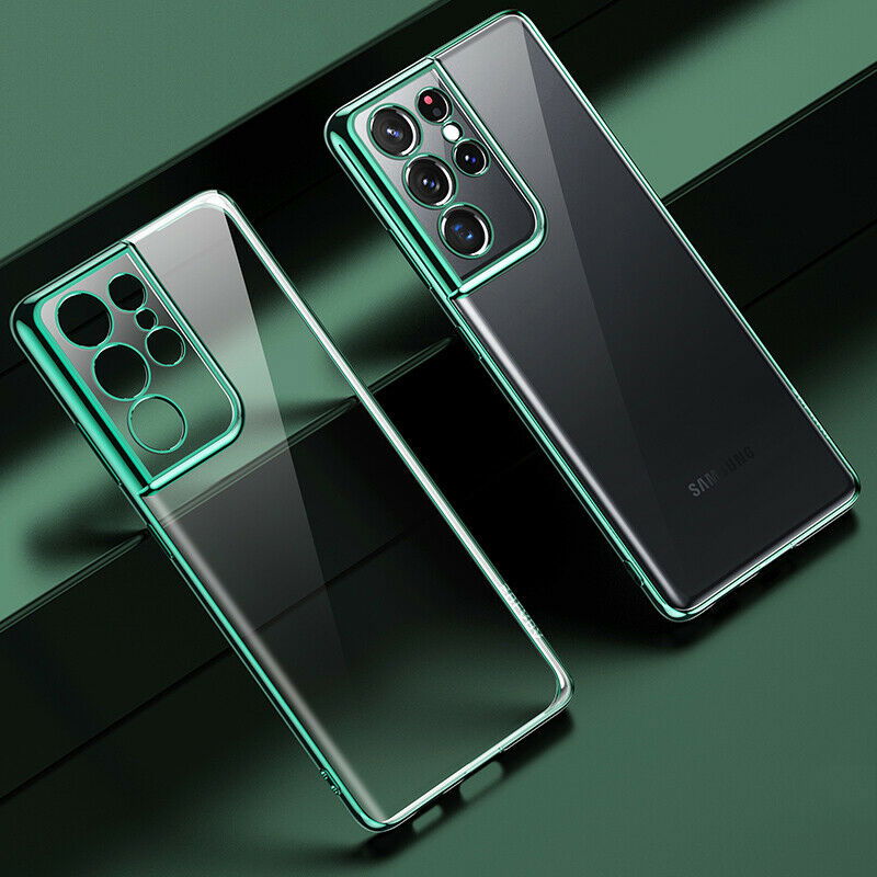 Soft Clear Plating Back Case For Samsung Galaxy series - carolay.co