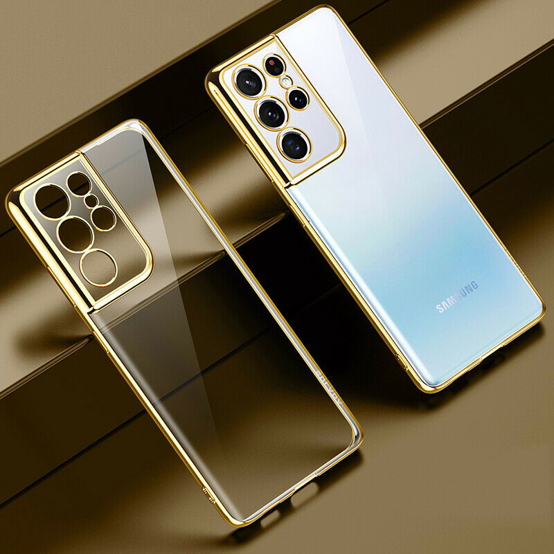 Soft Clear Plating Back Case For Samsung Galaxy series - carolay.co