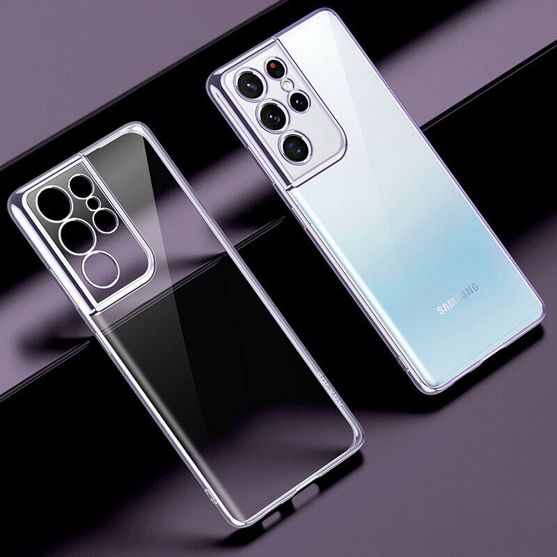 Soft Clear Plating Back Case For Samsung Galaxy series - carolay.co