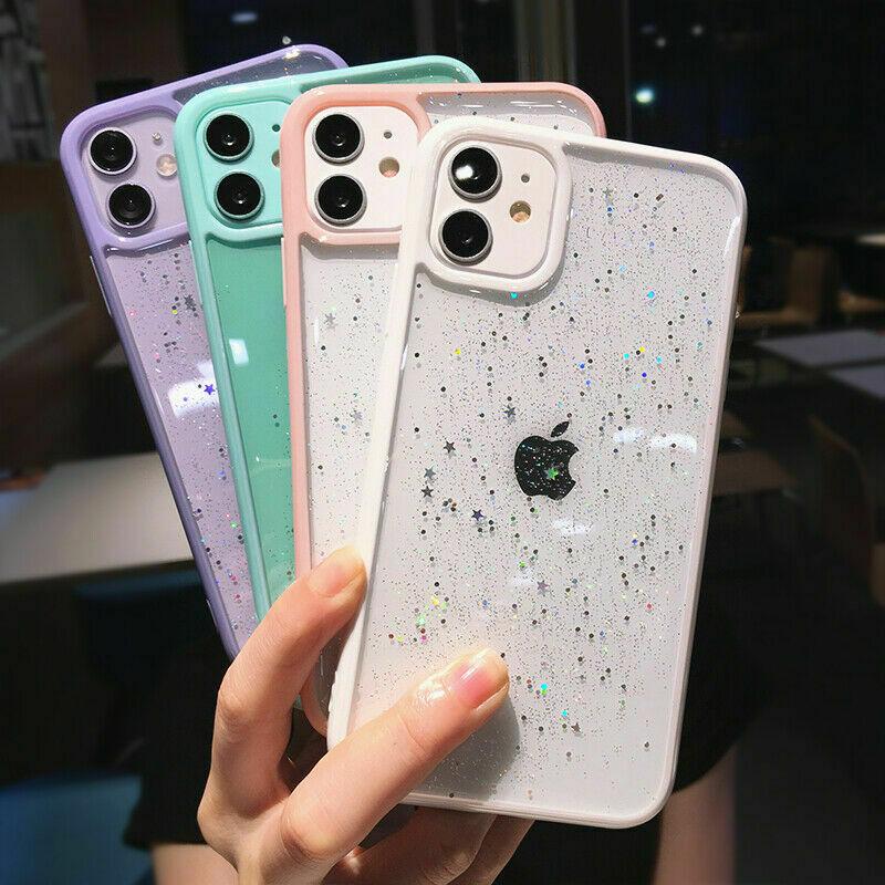 Star Glitter Clear Bling Case For iPhone - carolay.co