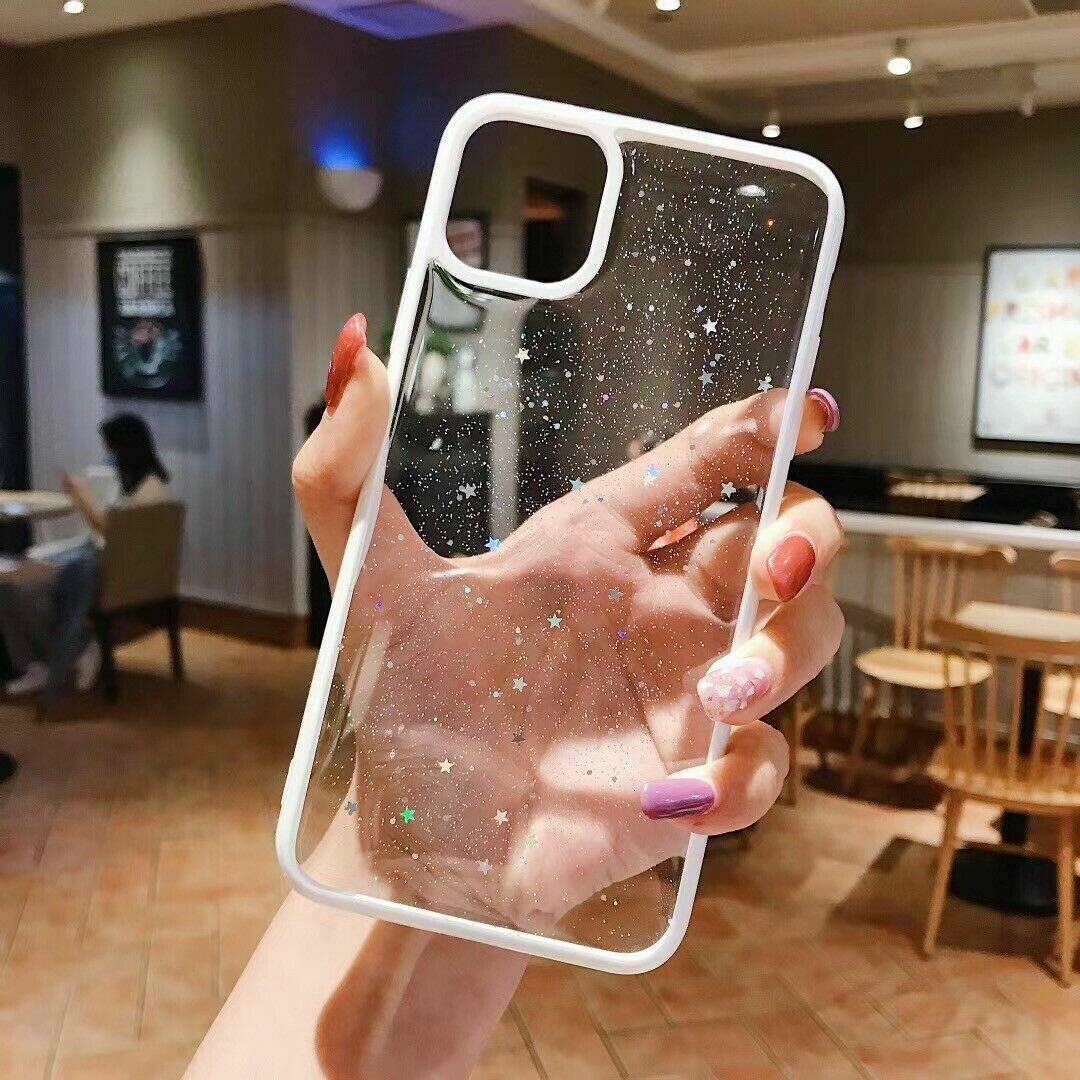 Star Glitter Clear Bling Case For iPhone - carolay.co