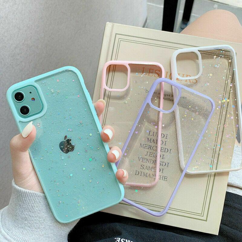 Star Glitter Clear Bling Case For iPhone - carolay.co