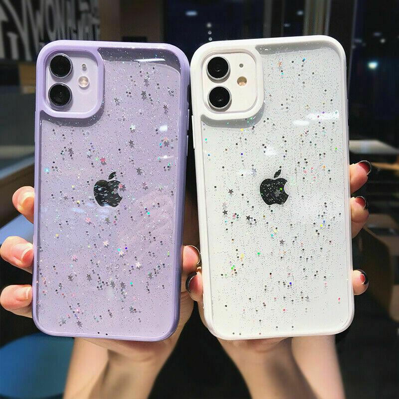 Star Glitter Clear Bling Case For iPhone - carolay.co