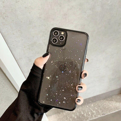 Star Glitter Clear Bling Case For iPhone - carolay.co