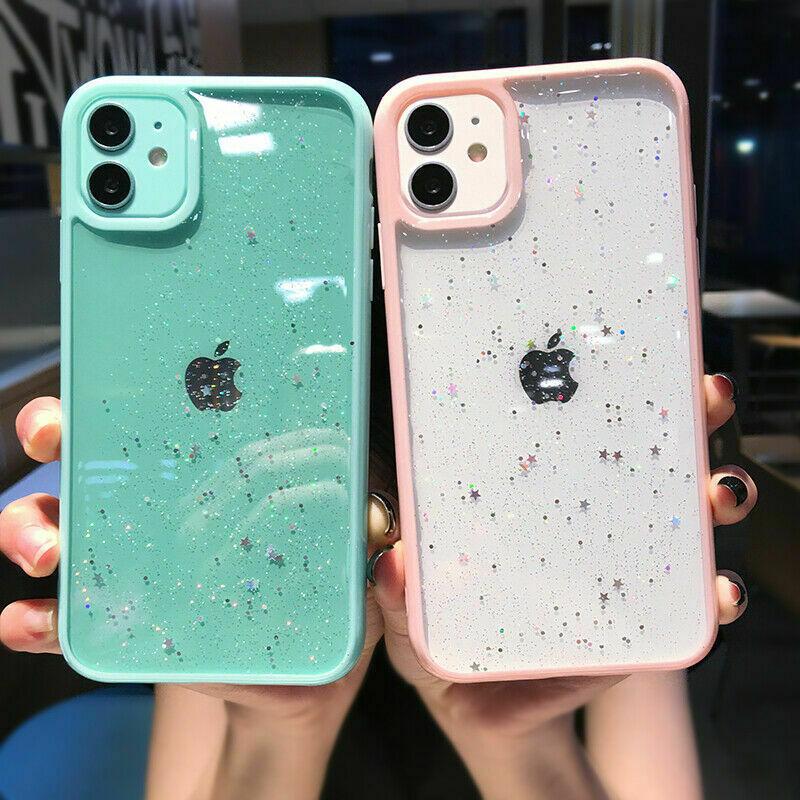 Star Glitter Clear Bling Case For iPhone - carolay.co