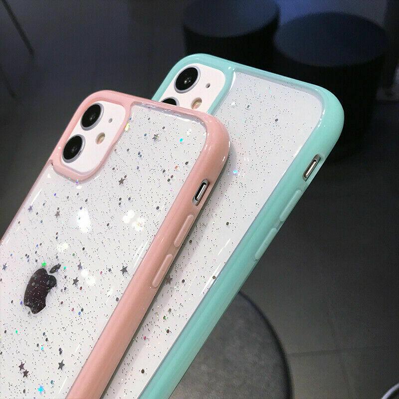 Star Glitter Clear Bling Case For iPhone - carolay.co
