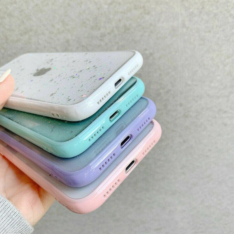 Star Glitter Clear Bling Case For iPhone - carolay.co