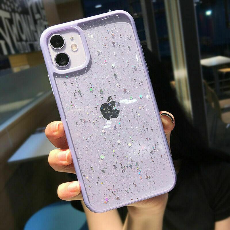 Star Glitter Clear Bling Case For iPhone - carolay.co