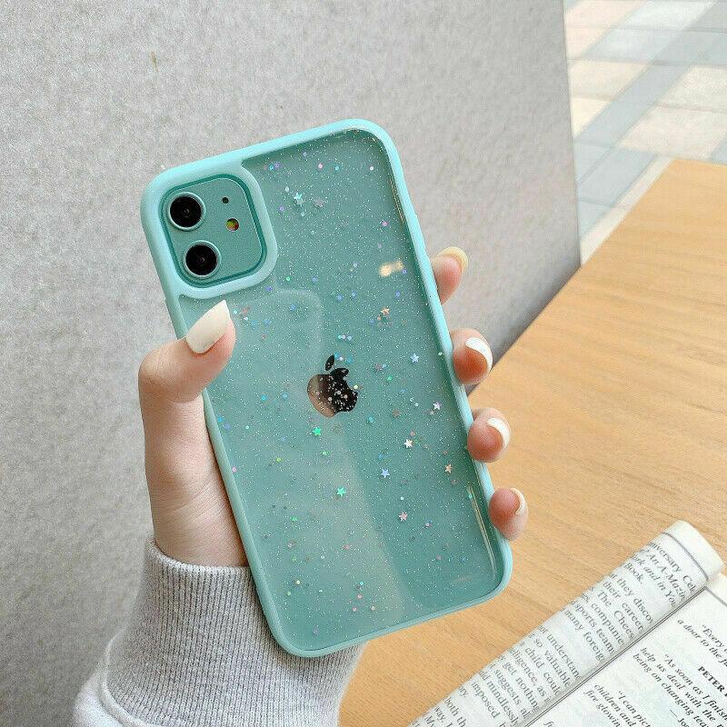 Star Glitter Clear Bling Case For iPhone - carolay.co