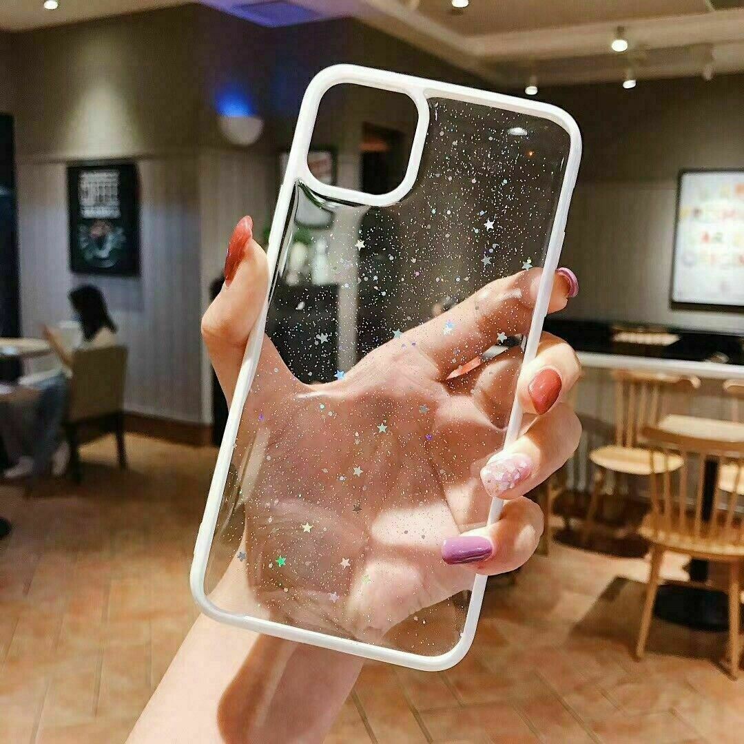 Star Glitter Clear Bling Case For iPhone - carolay.co