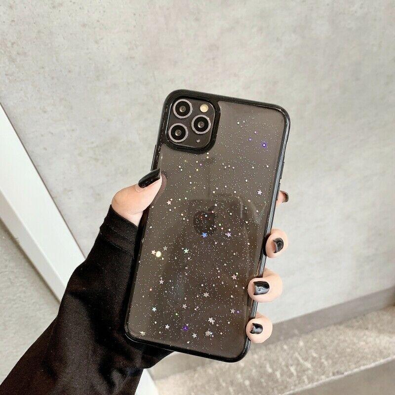 Star Glitter Clear Bling Case For iPhone - carolay.co