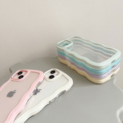 Stylish Wave-Edge iPhone 16 Case - carolay.co