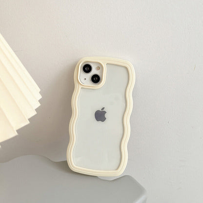 Stylish Wave-Edge iPhone 16 Case - carolay.co