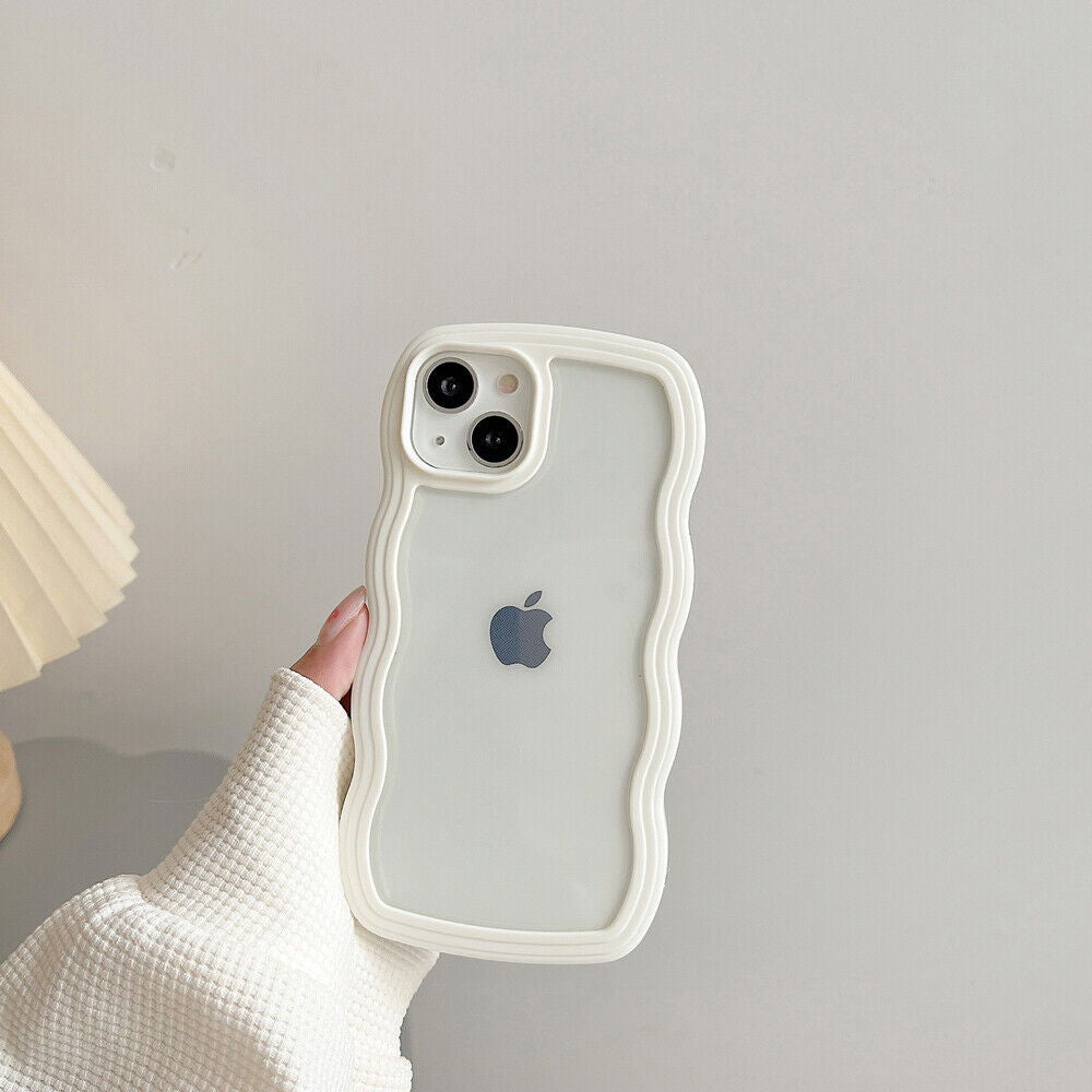 Stylish Wave-Edge iPhone 16 Case - carolay.co