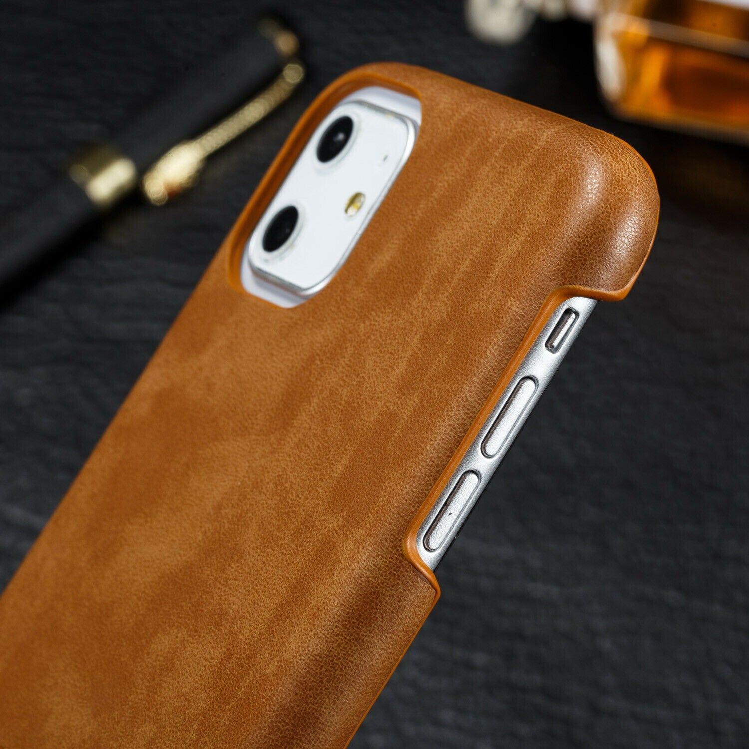 Ultra Slim Leather Case Shockproof For iPhone - carolay.co