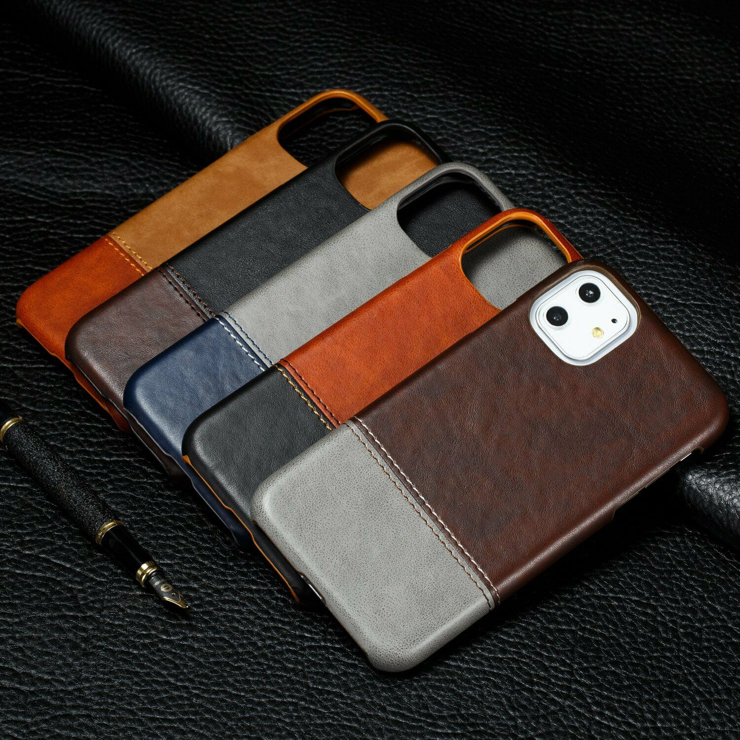 Ultra Slim Leather Case Shockproof For iPhone - carolay.co