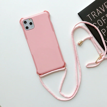 Untra Slim Crossbody Shoulder Strap Back Case Cover For iPhone - carolay.co